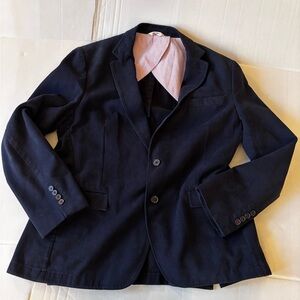Brooks Brothers Red Fleece 
2 button Blazer
100%cotton
Navy 44R